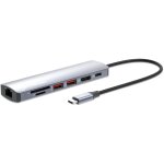 MANHATTAN 7-in-1 4K USB-C Dockingstation 1xHDMI 2xUSB 10Gb/s