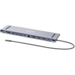 MANHATTAN Dockingstation 12-in-1 4K 1xHDMI 2xDP 3xUSB-A