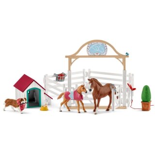 Schleich Horse Club 42458 Hannahs Gastpferde m.Hndin Ruby