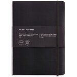 Miquelrius LEATHER1839 Notizbuch 152X210 SQU 5mm.100...