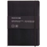 Miquelrius LEATHER1839 Notizbuch 152X210 SQR 5mm...