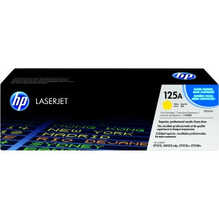 HP 125A original Colour LaserJet Toner cartridge CB542A yellow standard capacity 1.400 pages 1-pack