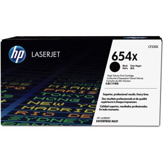 HP 654X original Toner cartridge CF330X black high capacity 20.500 pages 1-pack