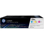 HP 126A original Toner cartridge CF341AD cyan magenta...