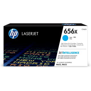 HP 656X Original LaserJet Toner Cyan Hohe Kapazitt