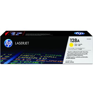 HP 128A original LaserJet Toner cartridge CE322A yellow standard capacity 1.300 pages 1-pack