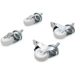DIGITUS Laufrollen 4x Rollen 2x feststellbar 250kg pro Rolle