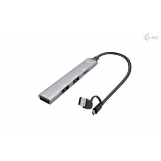 D I-TEC USB-A/USB-C 4 PORT HUB