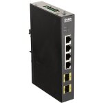 D-Link DIS-100G-6S 4-Port Gigabit Industrie Switch