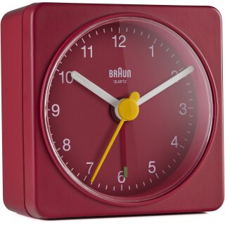 Braun BC 02 R Quarzwecker rot