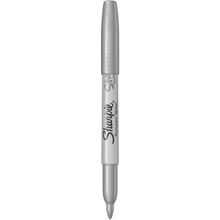 Sharpie Metallic Marker 1.4mm silber 12 Stück in Schachtel
