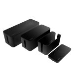 Kabelbox 3 Größen schwarz