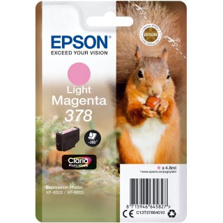 Epson Tinte 378 C13T37864010 Hellmagenta bis zu 360 Seiten