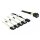 DeLock Mini SAS HD SFF-8643 > 4 x SATA 7 Pin + Sideband 1 m Metall