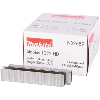 Makita Tackerklammern 10-22mm F-32689 5040 pcs.