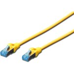 DIGITUS Patchkabel RJ45 SF/UTP Cat5e 5.00m gelb Polybeutel