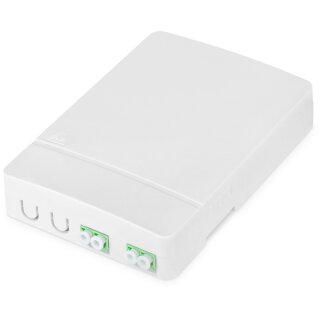 DIGITUS FTTH Gehäuse mit 2 x LC/APC DX Kupplung