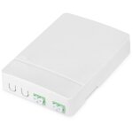 DIGITUS FTTH Gehäuse mit 2 x LC/APC DX Kupplung