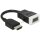 DELOCK Adapterkabel HDMI-A Stecker > VGA Buchse mit Audio screwless