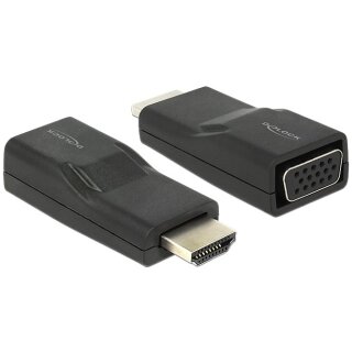 DELOCK Adapter HDMI-A Stecker > VGA Buchse Premium