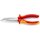 KNIPEX Flachrundzange mit Schneide verchromt 200 mm