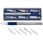 WEDO Hobbymesser-Set mit 6 verschiedenen Klingenformen