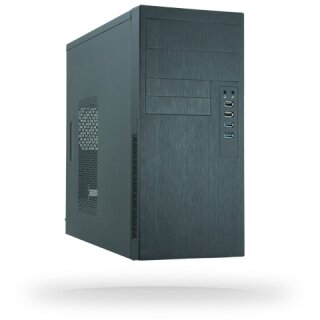 Mini 350W Chieftec Elox Serie HO-11B-350GPB mit 350W Netzteil
