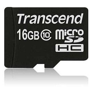CARD microSD Card 16GB Transcend SDHC Class10 (ohne Adapter)
