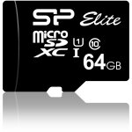 CARD Micro Card 64GB Silicon Power UHS-1 Elite/CL.10...