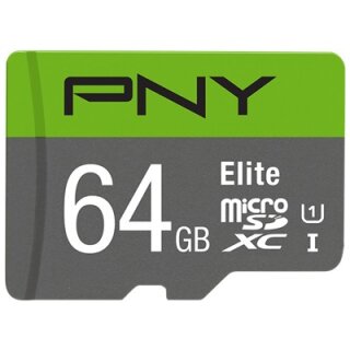 CARD Micro XC Card 64GB PNY Elite CL.10 U1 retail
