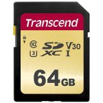 CARD Card 64GB Transcend SDXC SDC500S 95/60 MB/s