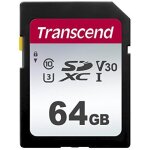CARD Card 64GB Transcend SDXC SDC300S 100/20 MB/s