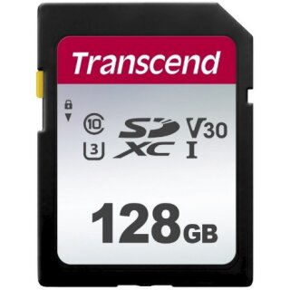 CARD Card 128GB Transcend SDXC SDC300S 100/25 MB/s