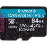 CARD KINGSTON 64GB microXC Canvas Go Plus Gen4 200R A2 U3...