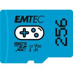 CARD Emtec m256GB UHS-I U3 V30 A1 Gaming Blue