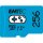 CARD Emtec m256GB UHS-I U3 V30 A1 Gaming Blue