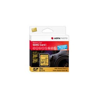 CARD AgfaPhoto SDXC UHS II 256GB Professional High Speed U3 V90