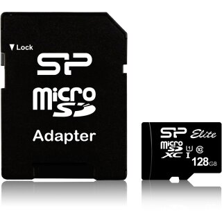 CARD Micro128GB Silicon Power UHS-1 Elite/CL.10 inkl. Adap