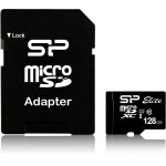 CARD Micro128GB Silicon Power UHS-1 Elite/CL.10 inkl. Adap