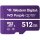 CARD WD Purple 512GB Surveillance microSD XC Class - 10 UHS 1