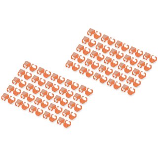 DIGITUS Farbclips für Patchkabel 100Stk. Orange