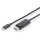 DIGITUS USB C Adapterkabel Typ C -DP 32.4GB St/St 2.0m. sw