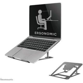 Laptop-Ständer - Grau. faltbar. 5KG NSLS085GREY Neomounts
