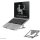 Laptop-Ständer - Grau. faltbar. 5KG NSLS085GREY Neomounts