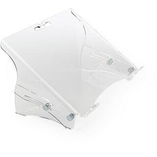 BakkerElkhuizen Q-note 350 Notebookständer bis 20"/7 Stufen/Acryl