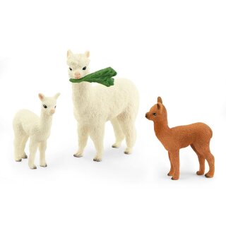 Schleich Wild Life 42544 Alpakafamilie