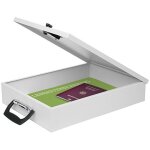 WEDO Doku Kassette A4 lgrau mit Zahlenschloss