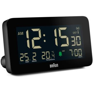 Braun BC10 DCF-B Funkwecker schwarz