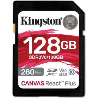 CARD Card 128GB Kingston XC React+ 280R/100W Reader retail retail