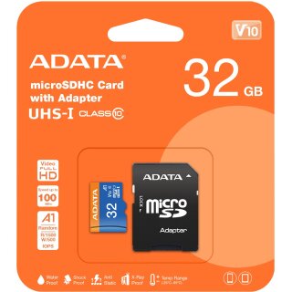 CARD MicroSD 32GB ADATA SDHC (UHS-I Class 10) m. A. retail